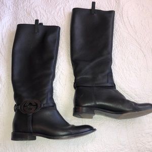 Gucci knee high boots